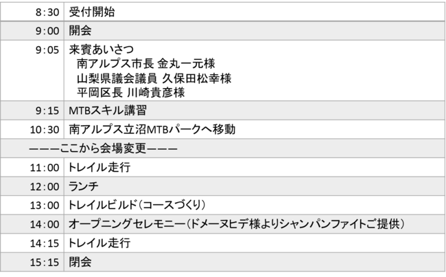 国内最大級の⼀般無料開放マウンテンバイクパーク「南アルプス立沼マウンテンバイクパーク」が2021年11月22日（月）オープン！のサブ画像8