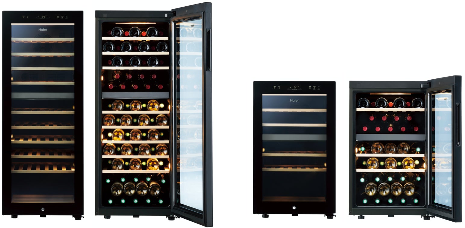 ハイアール、ワインの保存・熟成に適した環境を実現する2室2温構造のワインセラーを11月1日より発売のサブ画像1