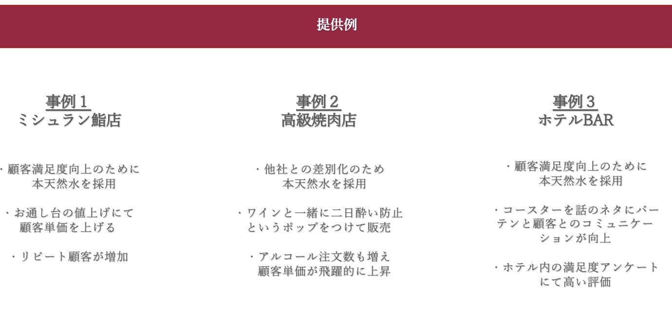 【新規客をリピーターに】”水”でお料理やお酒をもっと美味しく！「瑞 みずのみず」が新サービス「希少天然水の飲食店向けプレミアムキット」を発表のサブ画像6