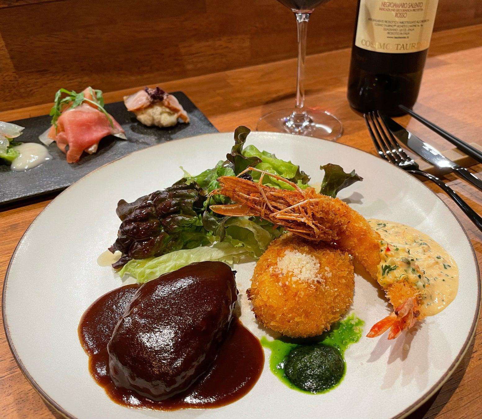 京都人気イタリアン「Lino」が手掛ける新業態「洋食とワインAo」がオープン。コンセプトは「ワインと楽しむ大人の洋食屋」家庭的な洋食メニューを家庭では味わえない一品に仕上げたワインと楽しむ大人の洋食店のサブ画像12_大人のお子様ランチプレート