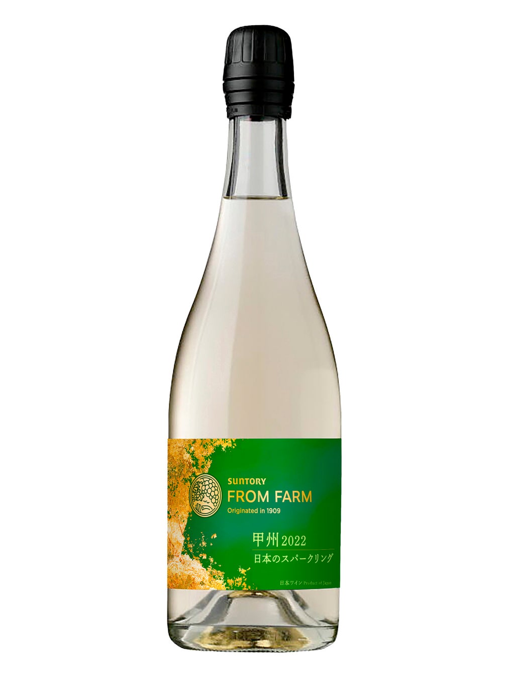 日本ワイン「ＳＵＮＴＯＲＹ ＦＲＯＭ ＦＡＲＭ 日本のスパークリング 甲州 ２０２２」数量限定新発売のサブ画像1